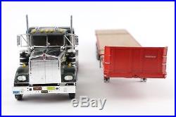 AMT 70s MOVIN' ON Kenworth W-925 1/25 Scale 6643 Truck & Trailer Model Kit Built