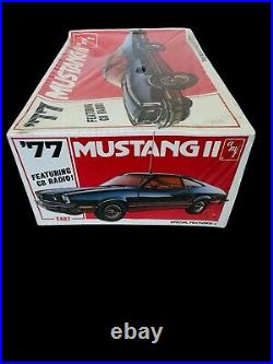 AMT'77 Ford Mustang II Plastic Model Car Kit T487 125 Scale Factory Sealed NOS