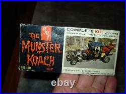 AMT 901-150 Original 1964 George Barris Munster Koach Box Opened Kit Mint in box