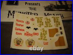 AMT 901-150 Original 1964 George Barris Munster Koach Box Opened Kit Mint in box