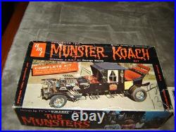 AMT 901-150 Original 1964 George Barris Munster Koach Box Opened Kit Mint in box