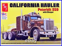 AMT AMT1327 1/25 Skill 3 Model Kit Peterbilt 359 California Hauler