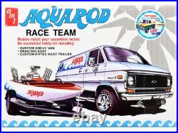 AMT AMT1338 1/25 Skill 2 Model Kit Chevrolet Custom Van with Drag/Ski