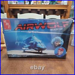 AMT Airwolf Helicopter Plastic Model Kit Sealed 148 Scale