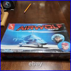 AMT Airwolf Helicopter Plastic Model Kit Sealed 148 Scale