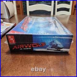 AMT Airwolf Helicopter Plastic Model Kit Sealed 148 Scale