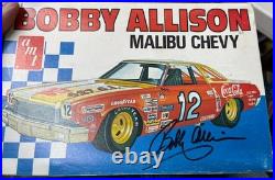 AMT Autographed Bobby Allison Coke Malibu Car Vintage Model KIT 1/25 McM