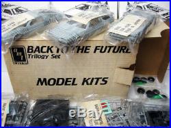 AMT BACK TO THE FUTURE TRILOGY 3 DeLOREAN MODEL CAR KITS SEALED MAIL AWAY SET 91