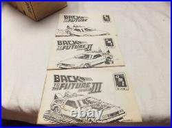 AMT Back to the Future Trilogy Set 1991 Version Boxed and kits are sealed