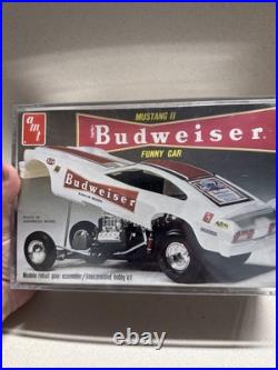 AMT Budweiser Ford Mustang II Funny Car Model Kit 2802 1/25 Scale Sealed 1976
