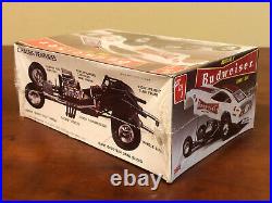 AMT Budweiser Ford Mustang II Funny Car Model Kit 2802 1/25 Scale Sealed 1976