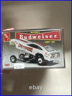 AMT Budweiser Ford Mustang II Funny Car Model Kit 2802 1/25 Scale Sealed 1976