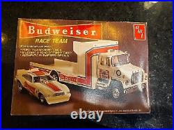 AMT Budweiser Race Team Mustang Funny Car Ford Ramp Truck KIT 1/25