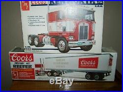 AMT COORS 5014 & 5203 KENWORTH K-123 (open box) & 40' FRUEHAUF NIB factory seal