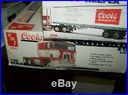 AMT COORS 5014 & 5203 KENWORTH K-123 (open box) & 40' FRUEHAUF NIB factory seal