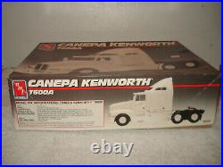 AMT Canepa Kenworth T600A Semi Truck Cab 1/25 scale open Box vintage 1990