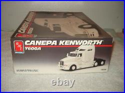 AMT Canepa Kenworth T600A Semi Truck Cab 1/25 scale open Box vintage 1990