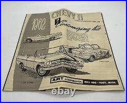 AMT Chevy II Nova Convertible 1962 Customizing 125 Model Car Kit K7012 149