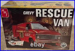 AMT Chevy Rescue Van Model Kit SEALED Molded in White RARE