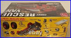 AMT Chevy Rescue Van Model Kit SEALED Molded in White RARE
