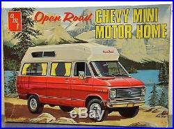 AMT Chevy Van Open Road Mini Motor Home Stock Chevrolet Camper or Custom Van