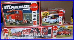 AMT Coca Cola Peterbilt 352 FRUEHAUF Holiday Van Santa Claus 1953 1955 Ford