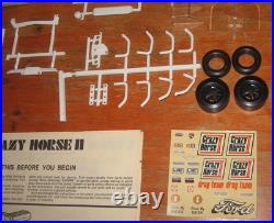 AMT Crazy Horse II Ford Pinto Funny Car Unbuilt 1/25 Kit # T405 with No Box 70's