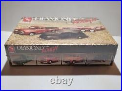 AMT Diamond In The Rough'53 Ford Pickup'40 Car Trailer Plastic Model Kit 125