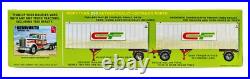 AMT Double Header Tandem Van Trailers 1/25 Scale Model Trailer Kit