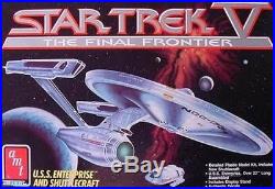 AMT ERTL 6876 Star Trek V The Final Frontier 22 USS Enterprise & Shuttlecraft