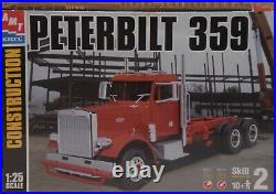 AMT ERTL Peterbilt 359 Model Kit Construction 1/25 scale #31005 FS NEW