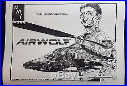 AMT/ERTL Scale Model Kit Airwolf Helicopter (FACTORY SEALED) FREE SHIPPING