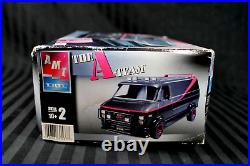AMT ERTL The A-Team GMC Van #31537 1/25 Scale Model Kit NEW + CHEVY CHROME TREE
