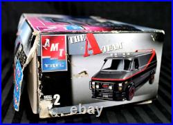 AMT ERTL The A-Team GMC Van #31537 1/25 Scale Model Kit NEW + CHEVY CHROME TREE