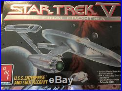 AMT/ERTL U. S. S. Enterprise Model Kits from the first Six Star Trek Feature Films