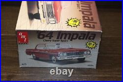 AMT/Ertl 1964'64 Impala Chevy Super Sport VTG 1980s 125 Model Kit Sealed New