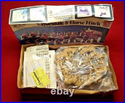 AMT Ertl 6716 Budweiser Clydesdale 8 Horse Hitch Model Kit 1/20