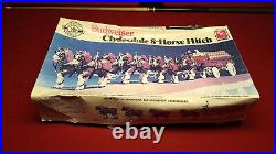 AMT Ertl 6716 Budweiser Clydesdale 8 Horse Hitch Model Kit 1/20