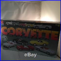 AMT/Ertl Corvette Evolution 5 Complete Plastic Model Kits 8092 Sealed Box NOS