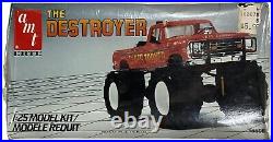 AMT/Ertl Destroyer 4X4 Ford Monster Pickup Truck 1980s 125 Model Kit NEW SEALED
