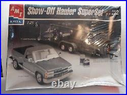 AMT Ertl Show Off Hauler Super Set 1991 Chevy C1500 1/25 Scale Model Kit New