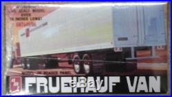AMT FRUEHAUF VAN Truck Trailer plastic model kit # 649 NIB Sealed 1/25