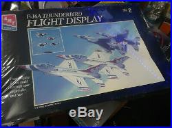 AMT F-16A Thunderbird Flight Display 1/72 scale model kit (4 kits)