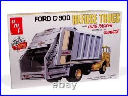 AMT Ford C-600 Gar Wood Load Packer Garbage Truck 125 Scale Model Kit