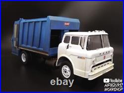 AMT Ford C-600 Gar Wood Load Packer Garbage Truck 125 Scale Model Kit