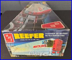 AMT Fruehauf 40ft Reefer Refrigerated Semi Trailer 1/25 1971 Model Kit SEALED