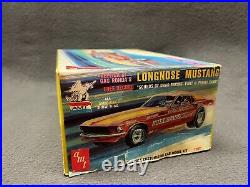 AMT Gas Ronda Longnose Mustang Funny Car Model Sealed Inside T307 with Record RARE