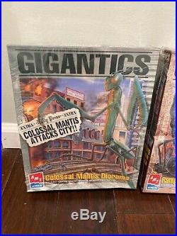 AMT Gigantics Model Kits. Lot of 3. Mantis, Tarantula & Scorpion. Factory Se