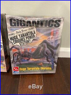 AMT Gigantics Model Kits. Lot of 3. Mantis, Tarantula & Scorpion. Factory Se