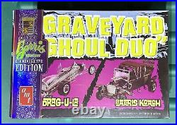 AMT Graveyard Ghoul Duo Model Kit Barris Kustom Commemorative Set 125 Scale New